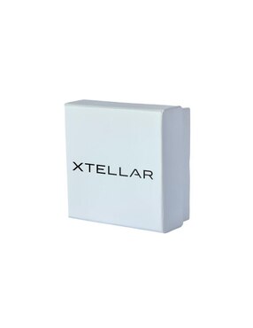 Aretes cortos de gota Xtellar con acabado brillante