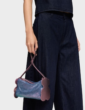 Bolsa shoulder Tous Salsi Oso de piel para mujer