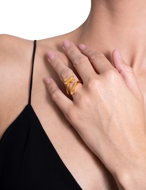 Anillo de mariposa Pineda Covalin zirconia