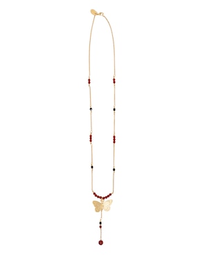Collar de mariposa Pineda Covalin chapa de oro 18 K