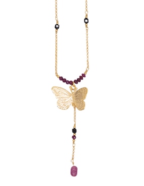 Collar de mariposa Pineda Covalin 18 K