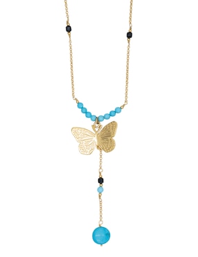 Collar de mariposa Pineda Covalin 18 K