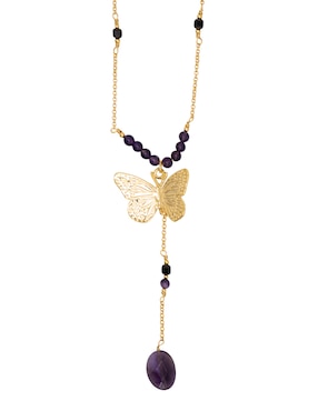 Collar de mariposa Pineda Covalin 18 K