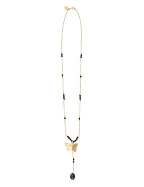 Collar de mariposa Pineda Covalin 18 K