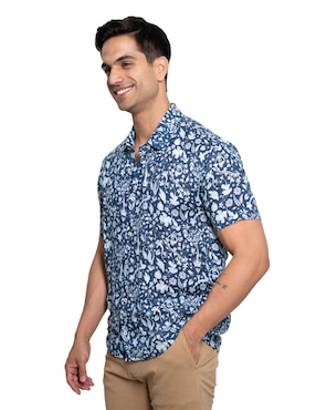 Camisa casual Pineda Covalin manga corta para hombre