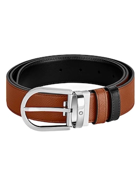 Cinturón Montblanc de piel para hombre
