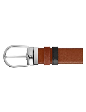 Cinturón Montblanc de piel para hombre