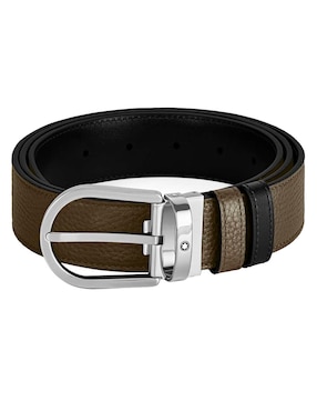 Cinturón Montblanc de piel para hombre