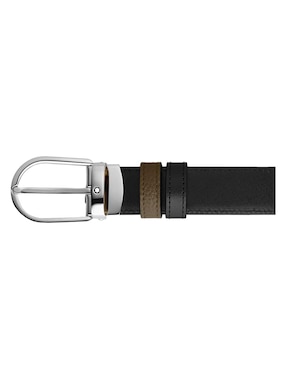 Cinturón Montblanc de piel para hombre