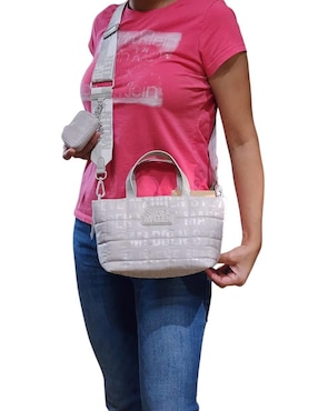 Bolsa crossbody Steve Madden Bamber Grey para mujer