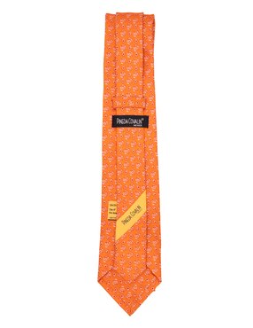 Corbata Pineda Covalin regular de seda estampada para hombre