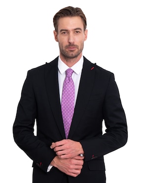 Corbata Pineda Covalin regular de seda estampada para hombre