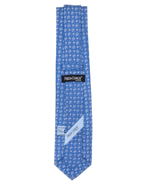 Corbata Pineda Covalin regular de seda estampada para hombre