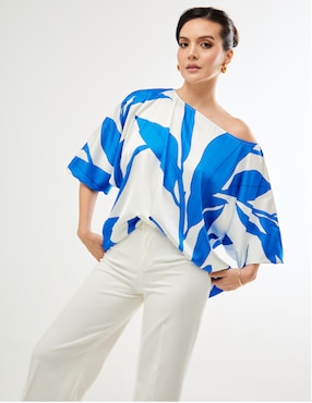 Blusa Pureza Sunshine manga 3/4 para mujer