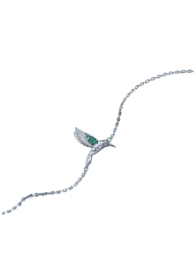 Pulsera Lab.G de plata con circonita p 925