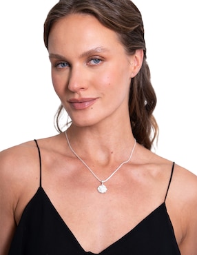 Charm de flor Pineda Covalin cempasúchil de plata P 925 zirconia