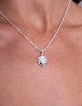 Charm de sagrado corazón Pineda Covalin de plata P 925