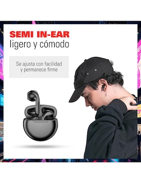 Audífonos In-Ear Enna FJ TWS Aiko inalámbricos con cancelación de ruido
