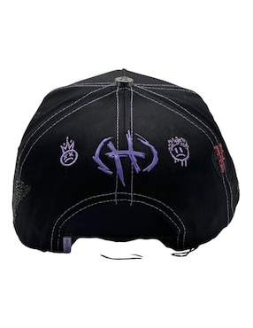 Gorra visera curva snapback casual Big Boss Sad Boyz Purple para hombre