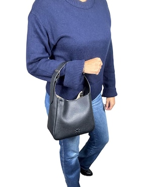 Bolsa bucket Tory Burch de cuero para mujer