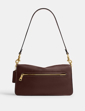 Bolsa shoulder Coach Natural Grain Leather de piel para mujer