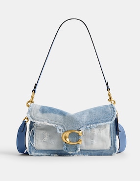 Bolsa shoulder Coach Denim Patchwork para mujer