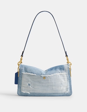 Bolsa shoulder Coach Denim Patchwork para mujer