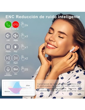 Audífonos in-Ear Xtellar inalámbrica con cancelación de ruido