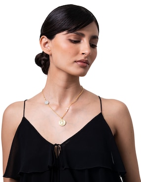 Collar Pineda Covalin Virgen de Guadalupe 10 K