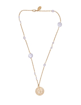 Collar Pineda Covalin Virgen de Guadalupe 10 K