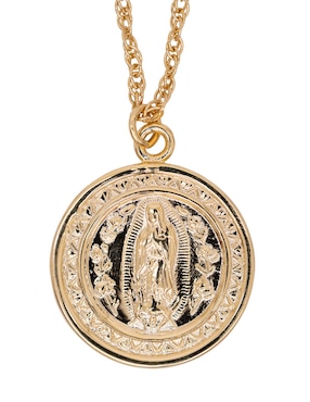 Collar Pineda Covalin Virgen de Guadalupe 10 K