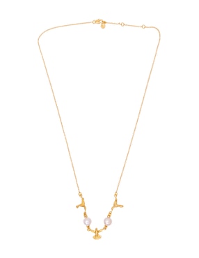 Collar Pineda Covalin Colibrí chapa de oro 18 k