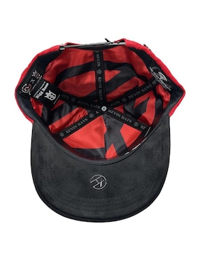 Gorra visera curva snapback casual Big Boss Black and Red para hombre