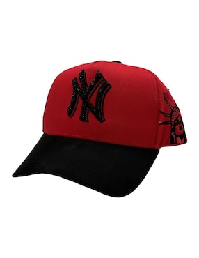 Gorra visera curva snapback casual Big Boss Black and Red para hombre