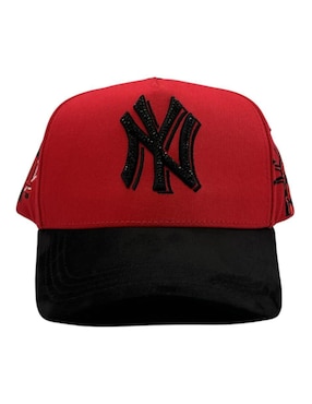 Gorra visera curva snapback casual Big Boss Black and Red para hombre