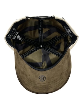Gorra visera curva snapback casual Big Boss Green Tan para hombre