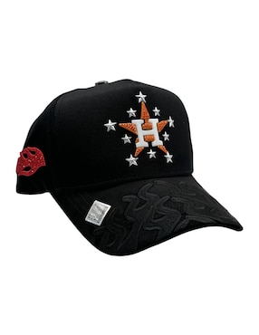 Gorra visera curva snapback casual Big Boss Houston Flames para hombre