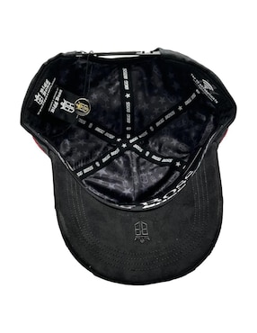Gorra visera curva snapback casual Big Boss Houston Flames para hombre
