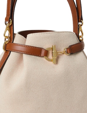 Bolsa bucket Lauren Ralph Lauren para mujer