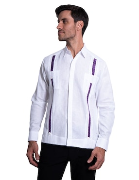 Guayabera manga larga Pineda Covalin para hombre