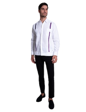 Guayabera manga larga Pineda Covalin para hombre