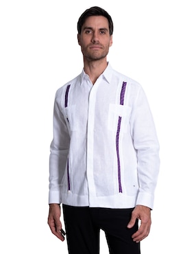 Guayabera manga larga Pineda Covalin para hombre