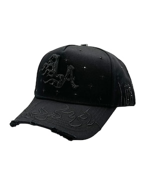 Gorra visera curva snapback casual Big Boss La Flame Black Klan para hombre
