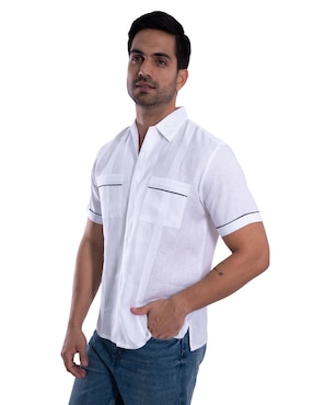 Guayabera manga corta Pineda Covalin para hombre