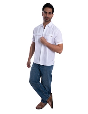 Guayabera manga corta Pineda Covalin para hombre