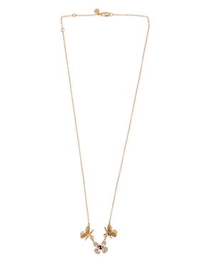 Collar de mariposa Pineda Covalin con acabado chapa de oro 18 K