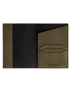 Porta Pasaporte Montblanc de piel