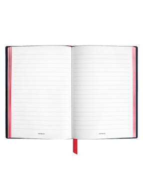 Cuaderno con funda Montblanc a rayas