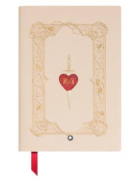 Cuaderno con funda Montblanc a rayas