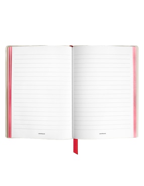 Cuaderno con funda Montblanc a rayas